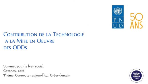 Contribution de la technologie &agrave; la mise en oeuvre des ODD